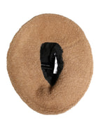 Dolce & Gabbana Beige Virgin Wool Fur Women Knitted Capello Hat - Zeiniez