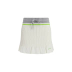 Casablanca White Cotton Mini Skirt - Zeiniez