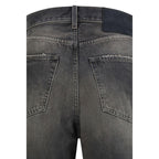 Haikure Black Cotton Relaxed Fit Jeans - Zeiniez