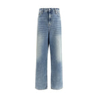 Haikure Blue Cotton Relaxed Fit Jeans - Zeiniez