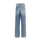 Haikure Blue Cotton Relaxed Fit Jeans - Zeiniez