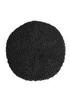 Dolce & Gabbana Black Virgin Wool Knitted Winter Beret Hat - Zeiniez