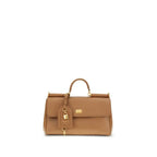 Dolce & Gabbana Beige Calf Leather Bos Taurus Shoulder Bag - Zeiniez