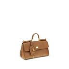 Dolce & Gabbana Beige Calf Leather Bos Taurus Shoulder Bag - Zeiniez