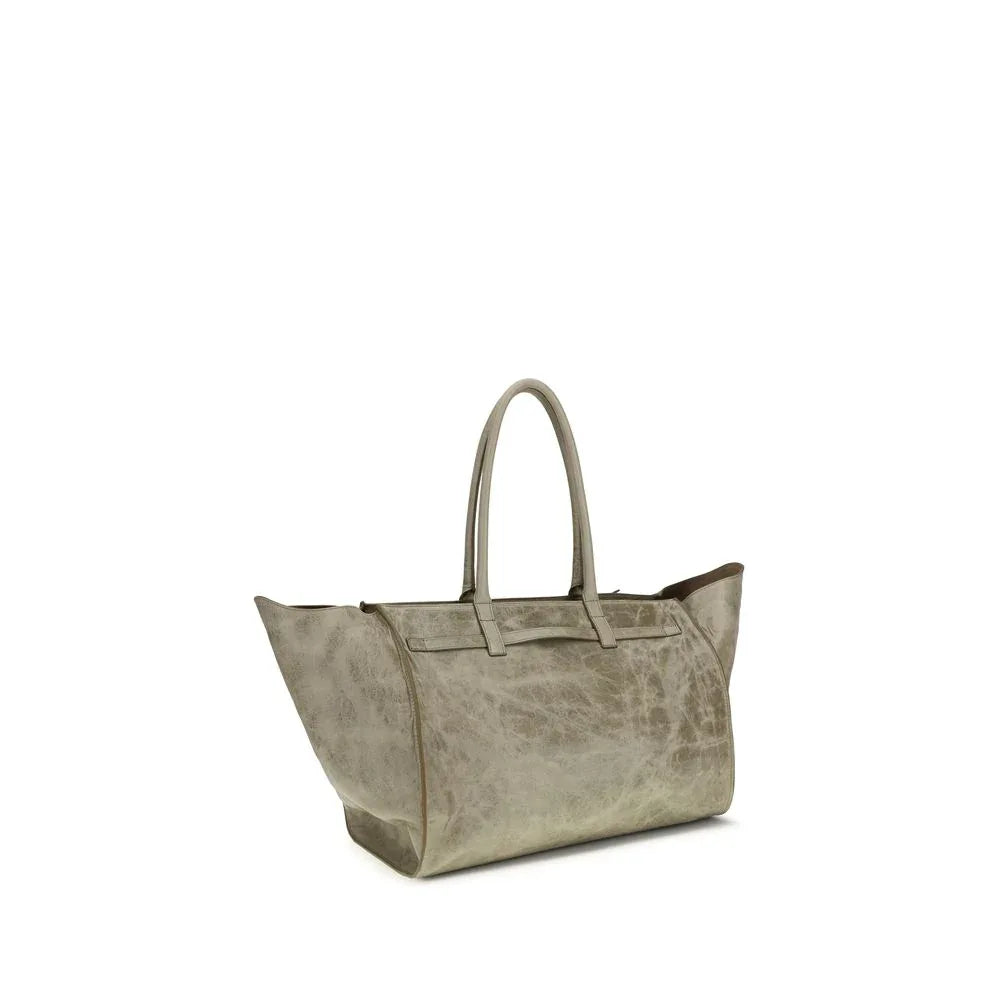 Benedetta Bruzziches Beige Calf Leather Bos Taurus Shoulder Bag - Zeiniez