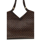 Benedetta Bruzziches Brown Buffalo Leather Handbag
