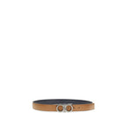 Ferragamo Brown Calf Leather Bos Taurus Regular Belt - Zeiniez