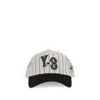 Y-3 White Polyester Cap (Baseball Hat) - Zeiniez