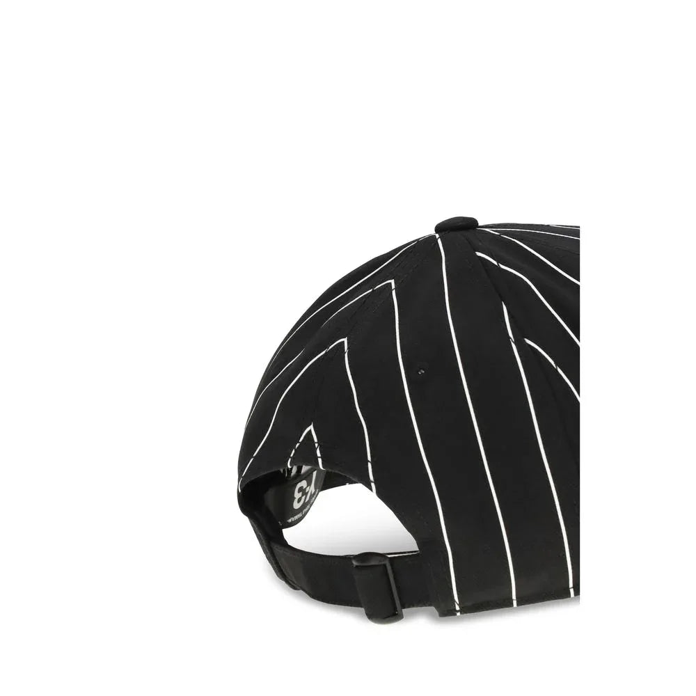 Y-3 Black Polyester Cap (Baseball Hat) - Zeiniez