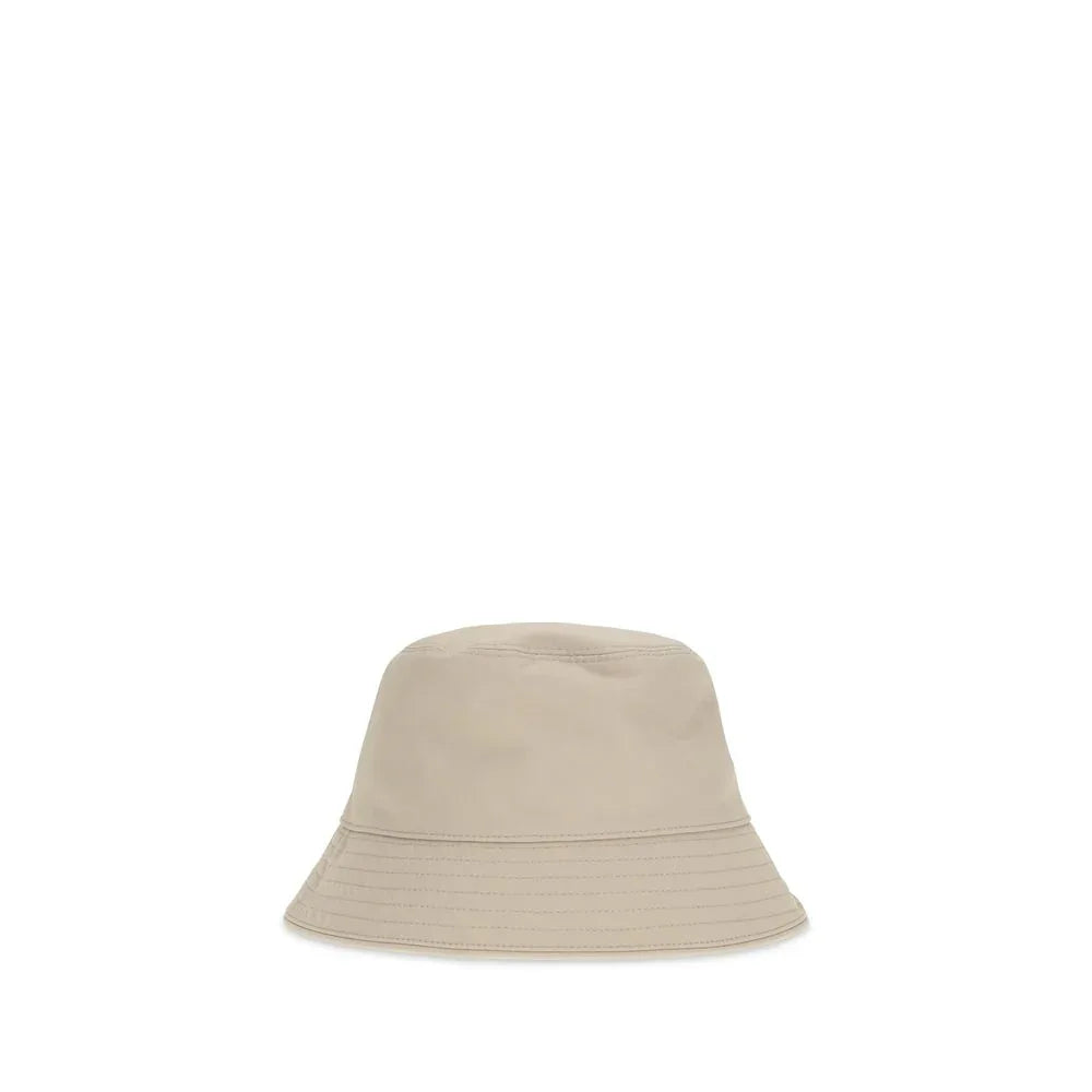 Moncler Beige Cotton Bucket Hat - Zeiniez