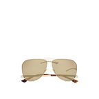 Saint Laurent Gold Metal Sunglasses