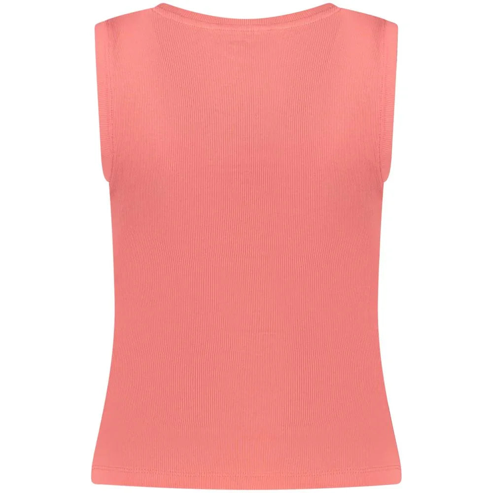 Tommy Hilfiger Pink Cotton Women's Tank Top - Zeiniez