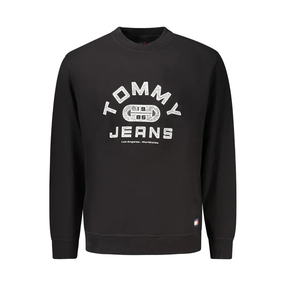 Tommy Hilfiger Black Cotton Men's Sweatshirt - Zeiniez