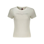 Tommy Hilfiger White Cotton Women's T-Shirt - Zeiniez