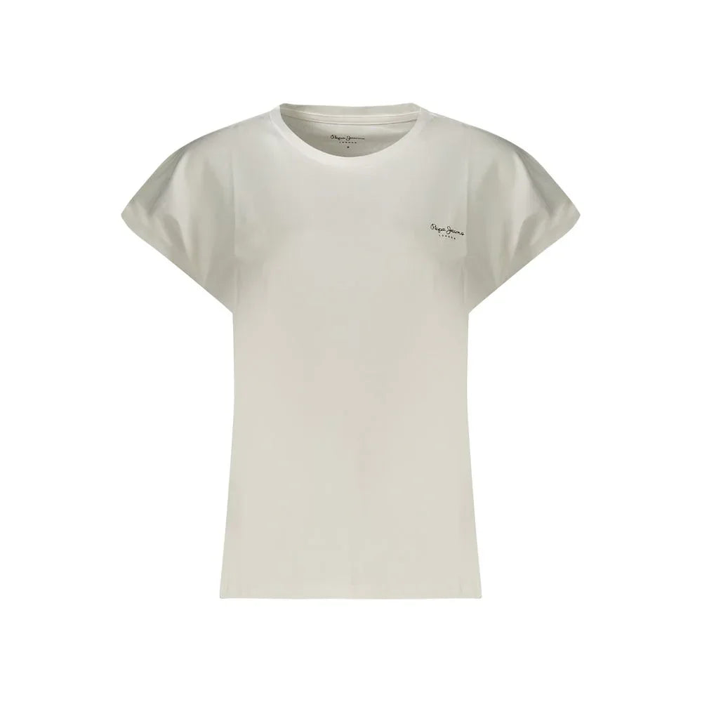 Pepe Jeans White Cotton Women T-Shirt - Zeiniez