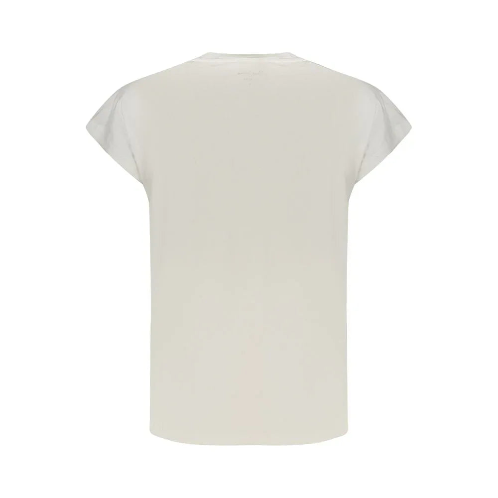 Pepe Jeans White Cotton Women T-Shirt - Zeiniez