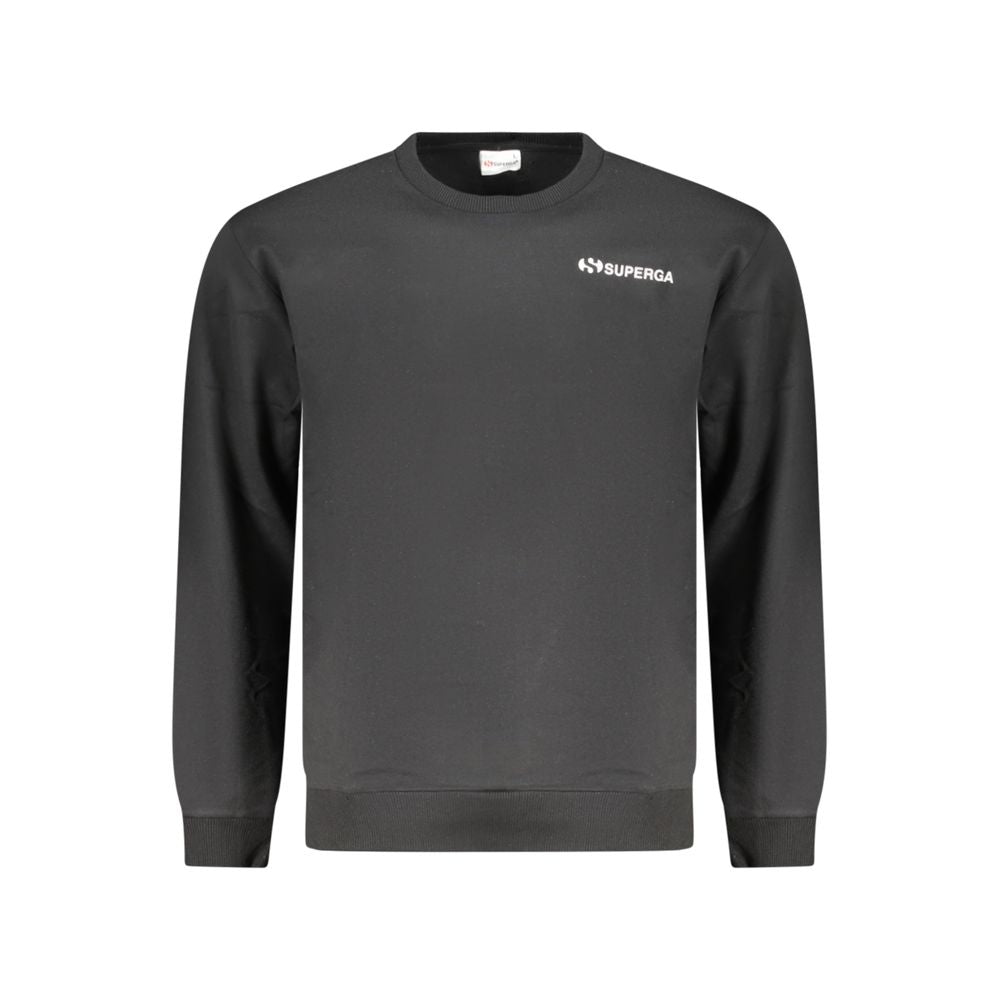 Superga Black Cotton Men's Sweatshirt