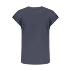 Pepe Jeans Blue Organic Cotton Women T-Shirt - Zeiniez
