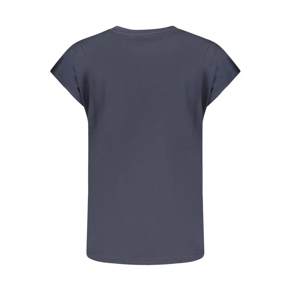 Pepe Jeans Blue Organic Cotton Women T-Shirt - Zeiniez