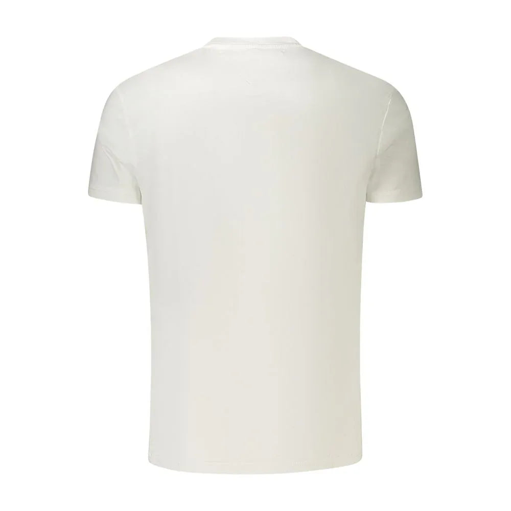 Tommy Hilfiger White Cotton Men T-Shirt - Zeiniez