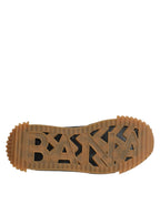 Dolce & Gabbana Black Logo Lace Up Low Top NS1 Sneakers Shoes