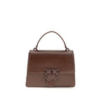 PINKO Brown Lamb Ovis Aries Aries Handbag - Zeiniez