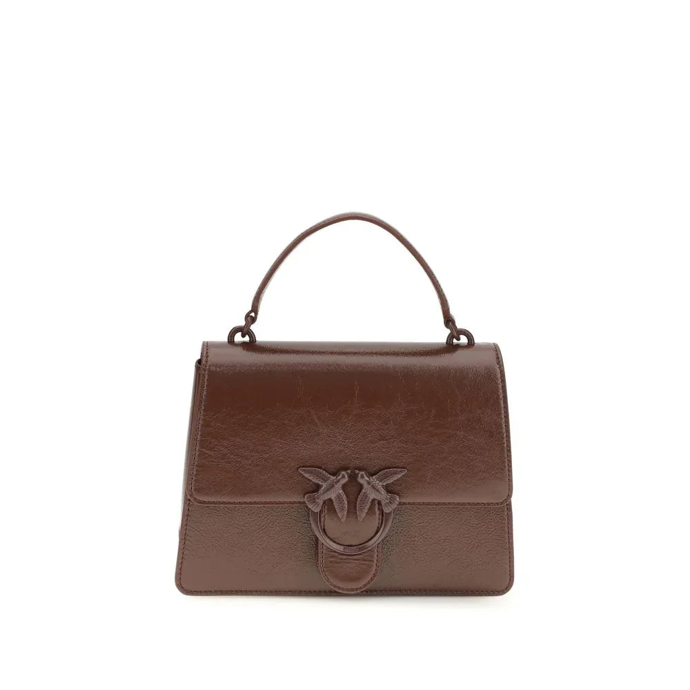 PINKO Brown Lamb Ovis Aries Aries Handbag - Zeiniez