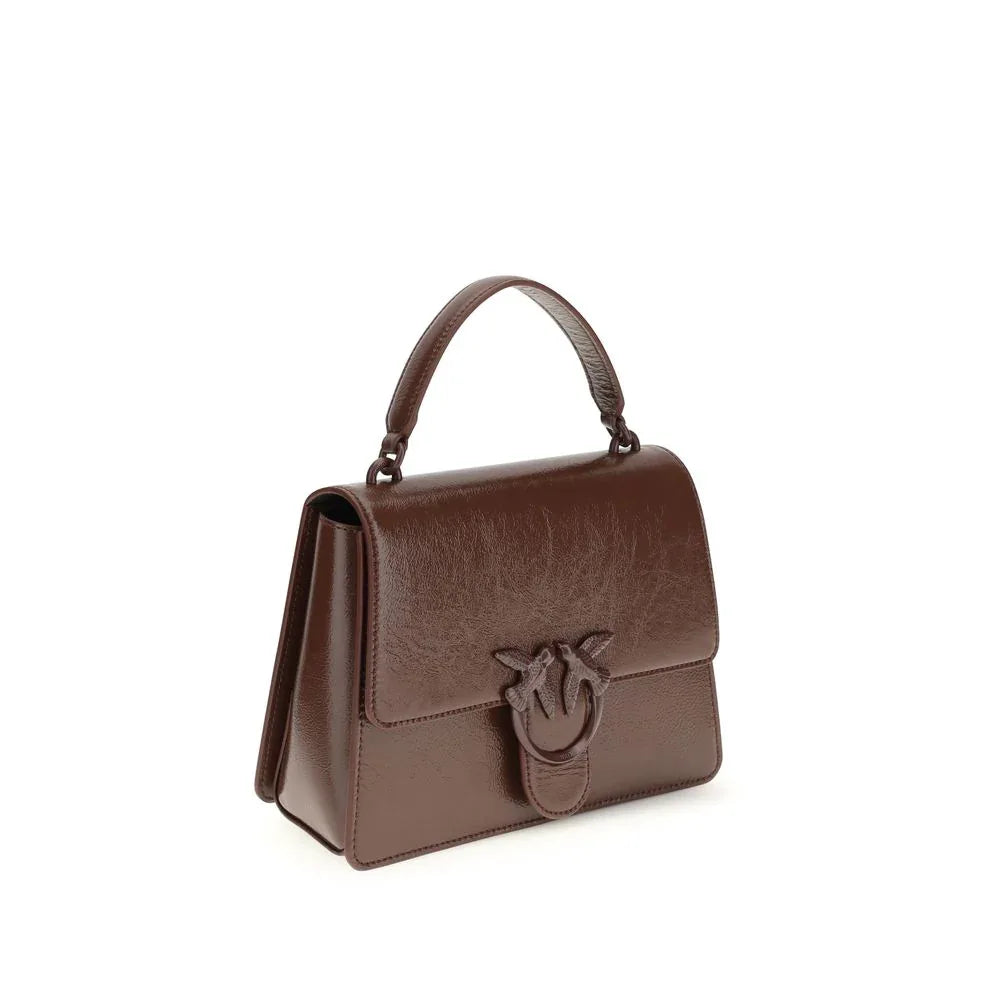 PINKO Brown Lamb Ovis Aries Aries Handbag - Zeiniez