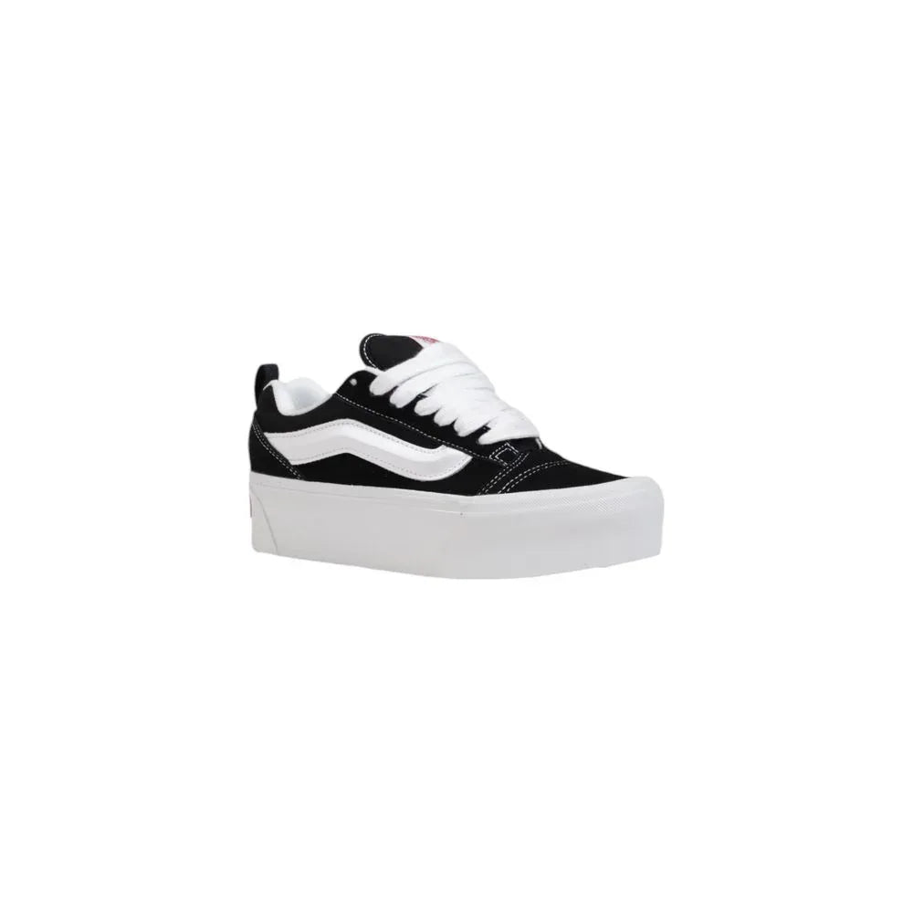 Vans Black And White Suede Leather Chunky Sneakers - Zeiniez