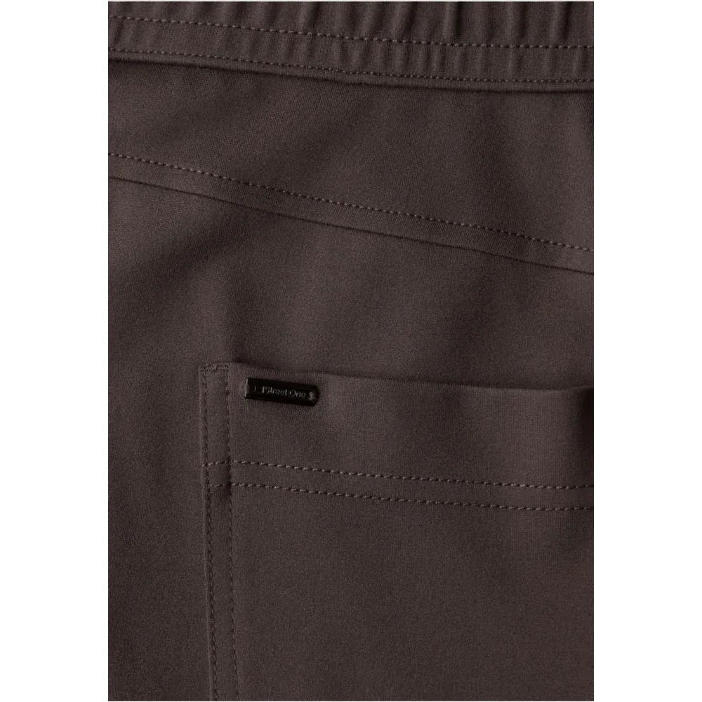 Street One Brown Viscose Casual Pants - Zeiniez