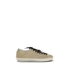 Golden Goose Beige Calf Leather Bos Taurus Low Top Sneakers - Zeiniez
