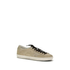 Golden Goose Beige Calf Leather Bos Taurus Low Top Sneakers - Zeiniez