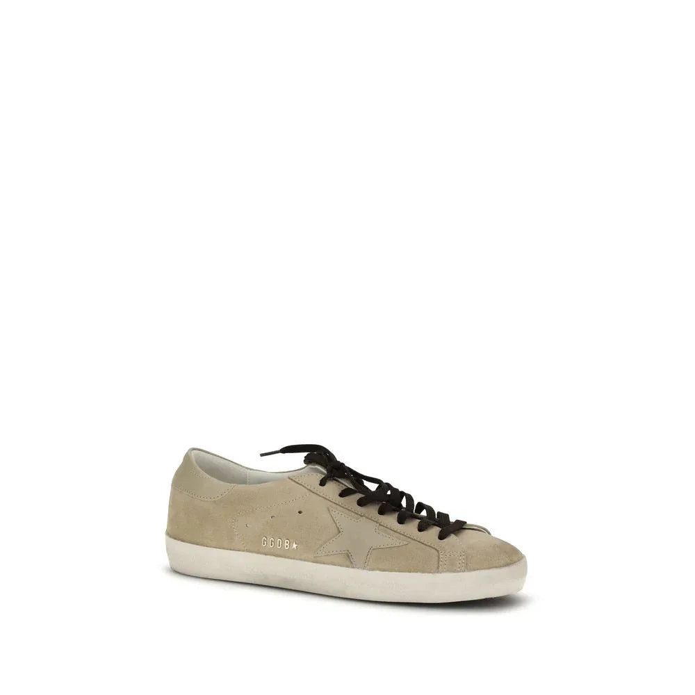 Golden Goose Beige Calf Leather Bos Taurus Low Top Sneakers - Zeiniez