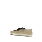 Golden Goose Beige Calf Leather Bos Taurus Low Top Sneakers - Zeiniez