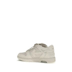 Off-White Beige Calf Leather Bos Taurus Low Top Sneakers - Zeiniez