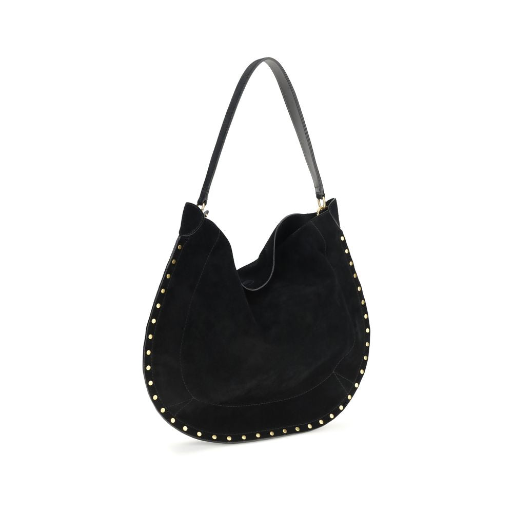 Isabel Marant Black Calf Leather Bos Taurus Shoulder Bag