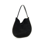 Isabel Marant Black Calf Leather Bos Taurus Shoulder Bag