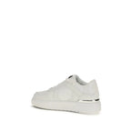 Philipp Plein White Calf Leather Bos Taurus Athletic Sneakers - Zeiniez
