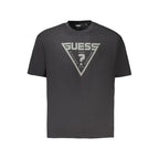 Guess Jeans Black Cotton Men's T-Shirt - Zeiniez