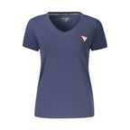 Guess Jeans Blue Organic Cotton Women T-Shirt