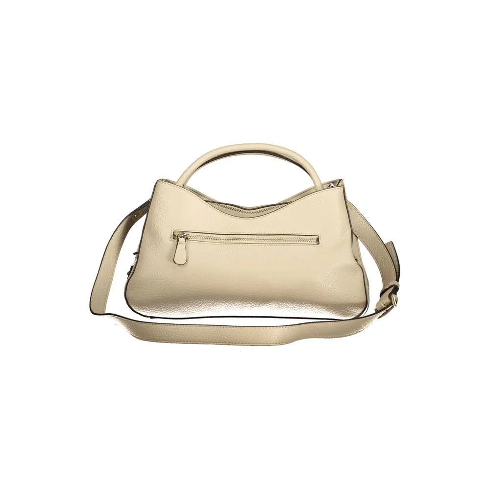 Guess Jeans Beige Polyurethane Women Handbag - Zeiniez