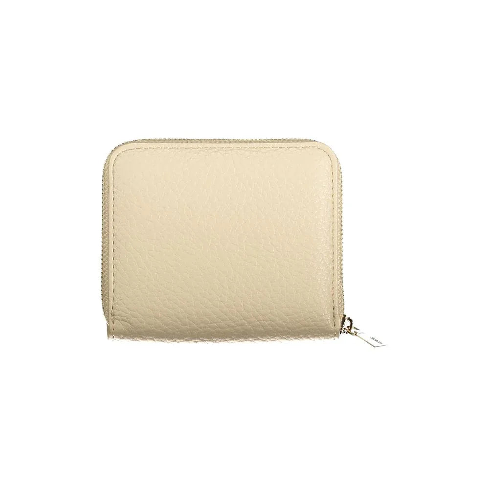 Guess Jeans Beige Polyurethane Women Wallet - Zeiniez