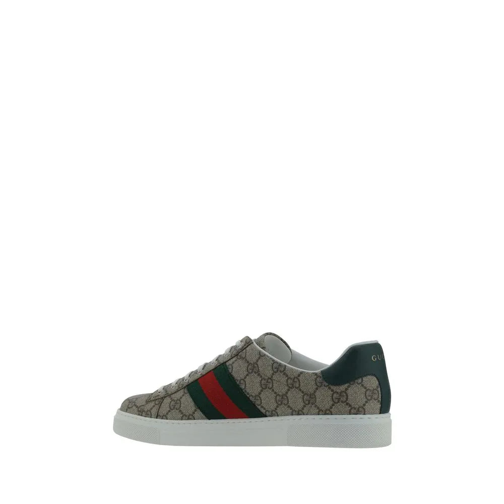 Gucci Beige Rubber Low Top Sneakers - Zeiniez