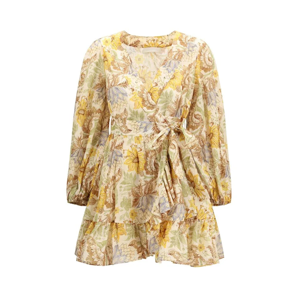 Zimmermann Bicolor Cotton Casual Dress - Zeiniez