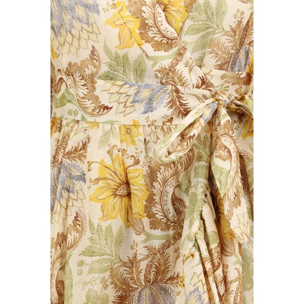 Zimmermann Bicolor Cotton Casual Dress - Zeiniez