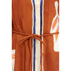 Alemais Multicolor Silk Casual Dress - Zeiniez