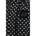 Ganni Black Recycled Polyamide Shell Jacket