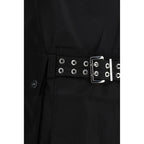 Ganni Black Recycled Polyamide Casual Dress - Zeiniez