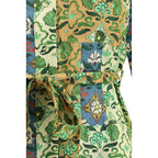 Alemais Multicolor Linen Casual Dress - Zeiniez