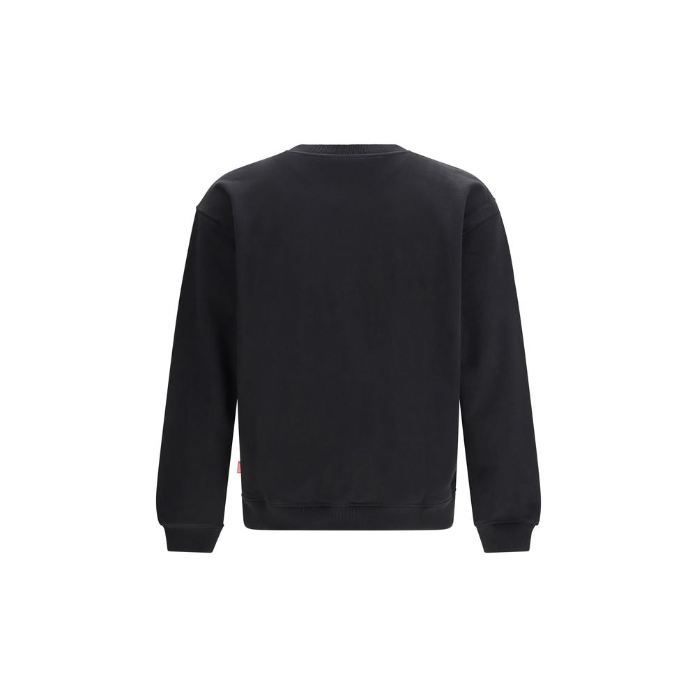 Diesel Black Cotton Sweatshirt